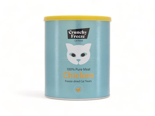 Crunchy Freeze Chicken pamlsek pro kočky mrazem sušené kuřecí maso 140 Gram